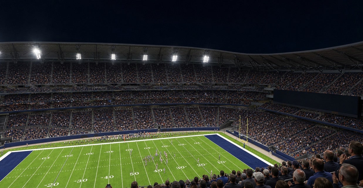 Seat view from Upper Sideline