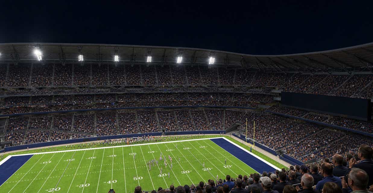 Seat view from Upper Sideline