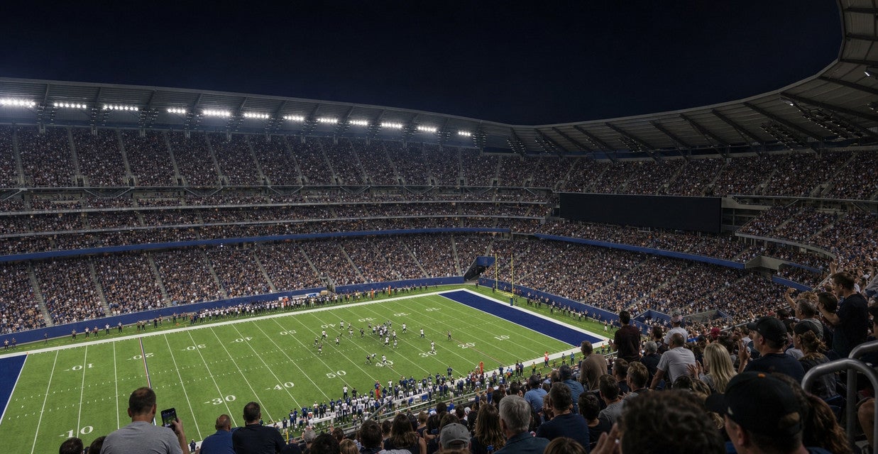 Seat view from Upper Sideline