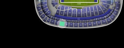 Seat view from Upper Sideline