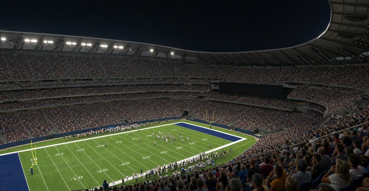 Seat view from Upper Sideline
