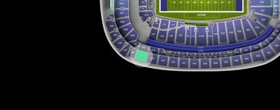 Seat view from Upper Sideline