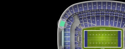 Seat view from Upper Endzone