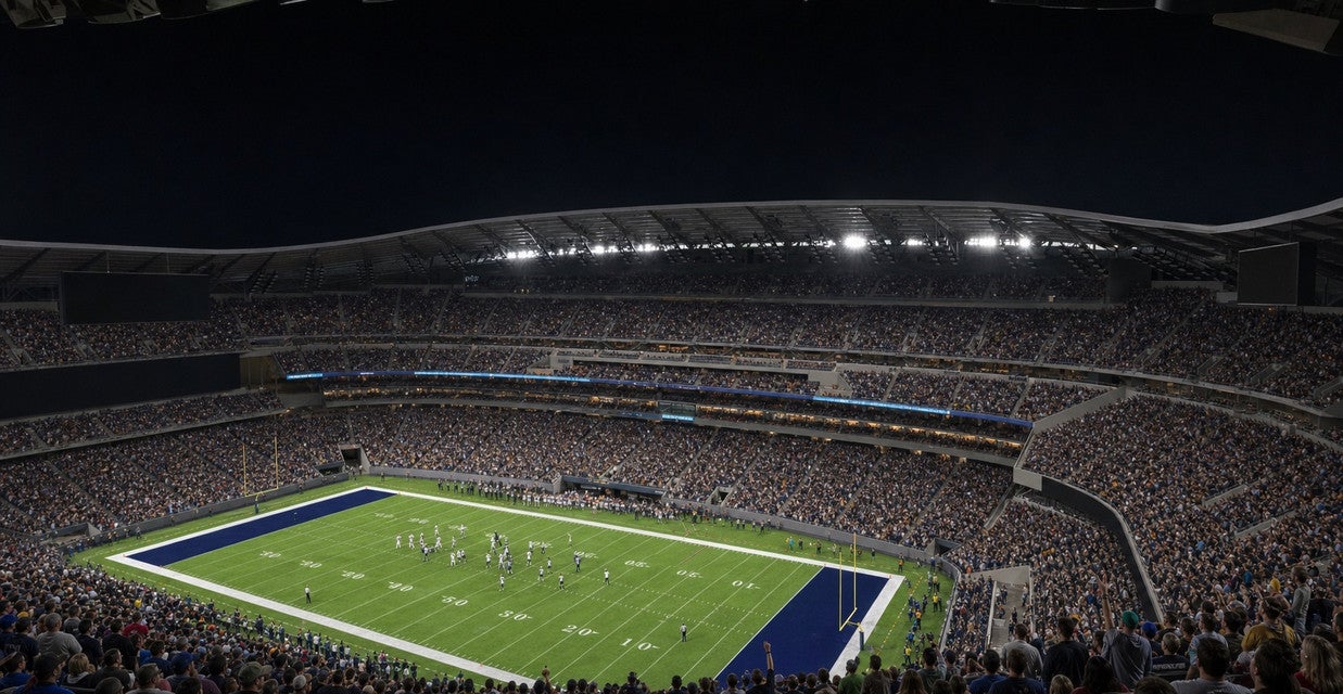 Seat view from Upper Sideline