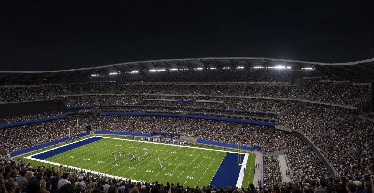 Seat view from Upper Sideline