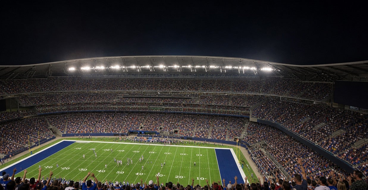 Seat view from Upper Sideline
