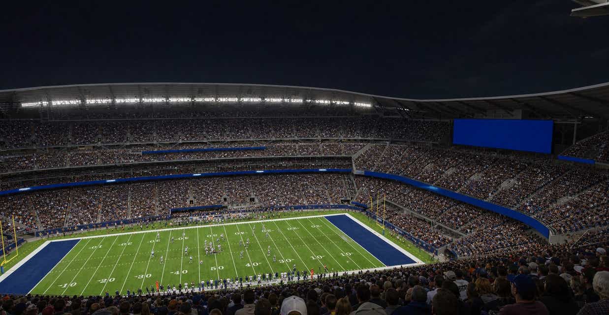 Seat view from Upper Sideline