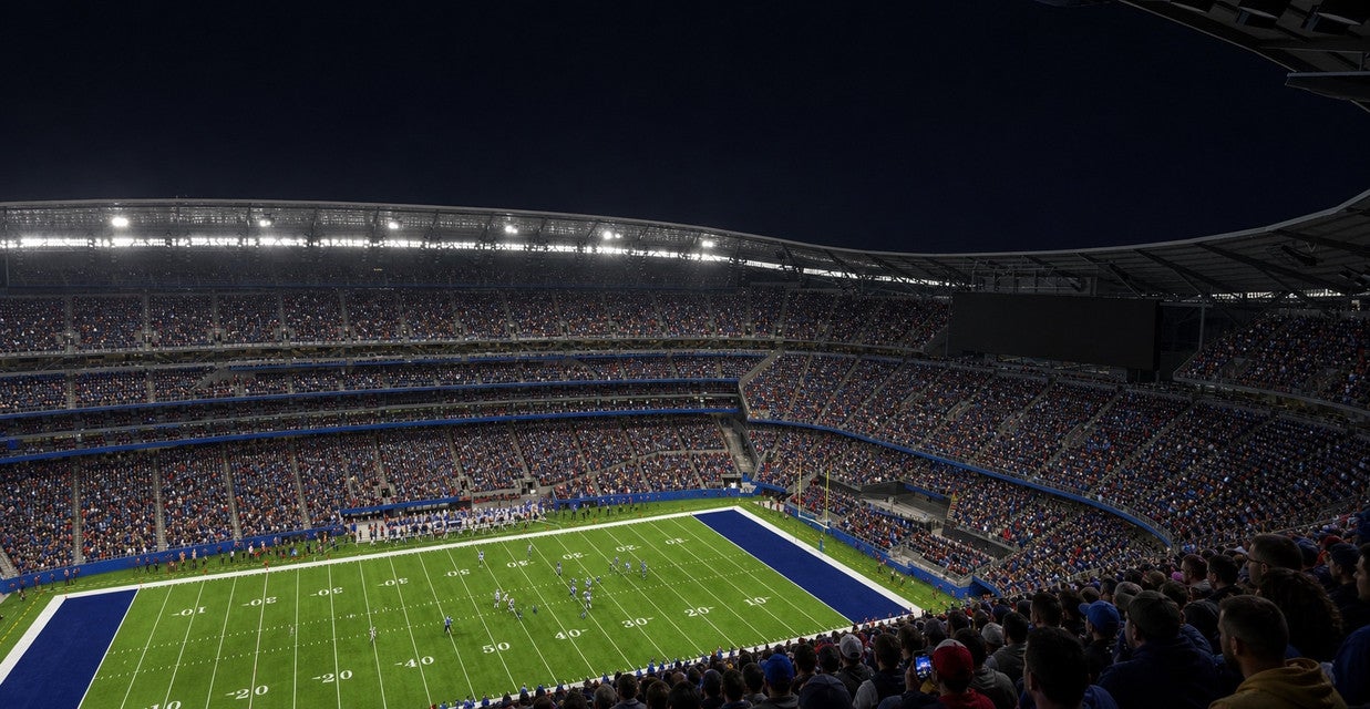 Seat view from Upper Sideline