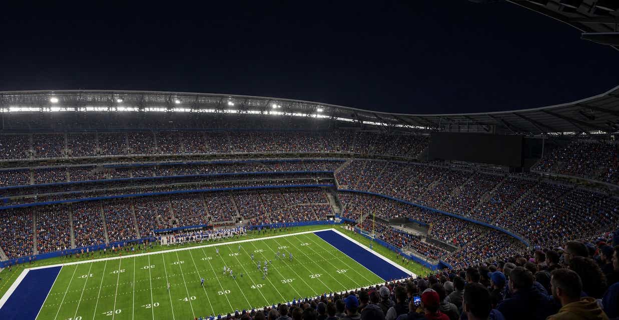 Seat view from Upper Sideline