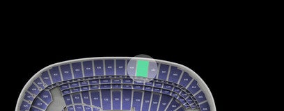 Seat view from Upper Sideline