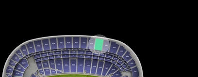 Seat view from Upper Sideline