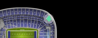 Seat view from Upper Endzone