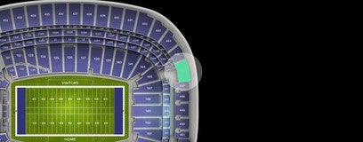 Seat view from Upper Endzone