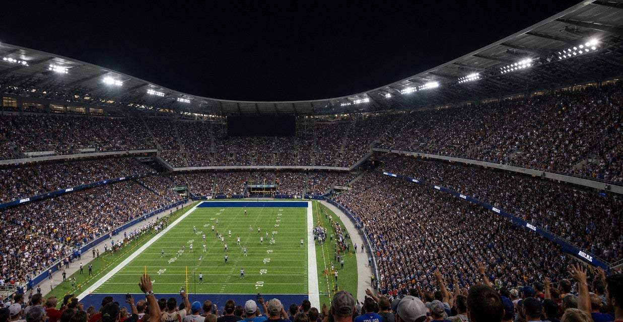 Seat view from Upper Endzone