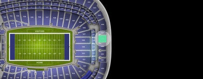 Seat view from Upper Endzone