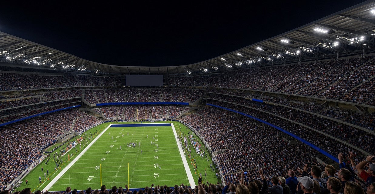 Seat view from Upper Endzone