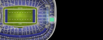 Seat view from Upper Endzone
