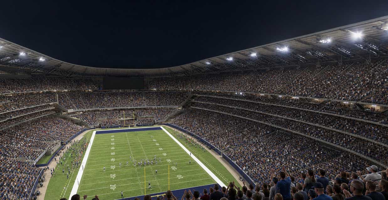 Seat view from Upper Endzone