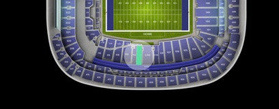 Seat view from Club