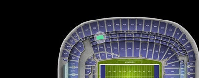 Seat view from Club