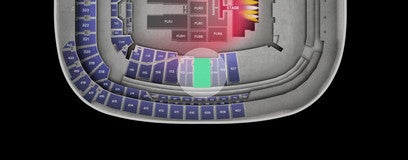 Seat view from Club