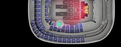 Seat view from Club
