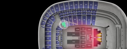 Seat view from Club