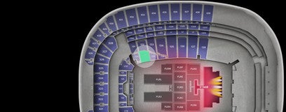 Seat view from Club