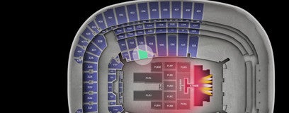 Seat view from Club