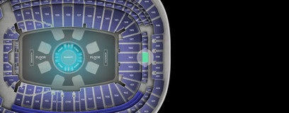 Seat view from Middle Endzone