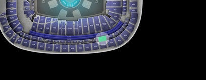 Seat view from Middle Sideline