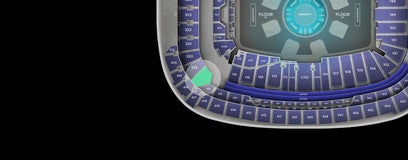Seat view from Middle Endzone