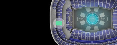 Seat view from Middle Endzone