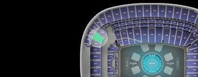 Seat view from Middle Endzone