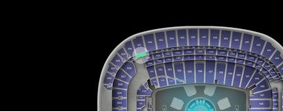 Seat view from Middle Sideline