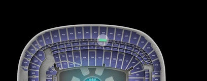 Seat view from Middle Sideline