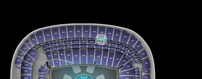 Seat view from Middle Sideline