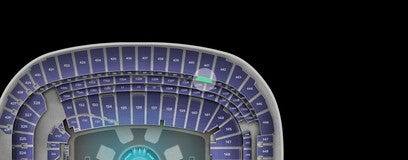 Seat view from Middle Sideline