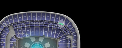 Seat view from Middle Sideline