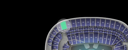 Seat view from Upper Sideline