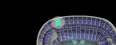 Seat view from Upper Sideline