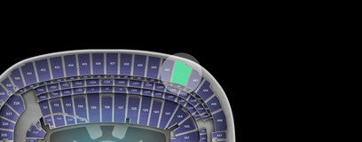 Seat view from Upper Sideline