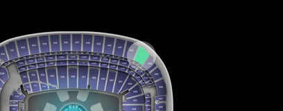 Seat view from Upper Sideline