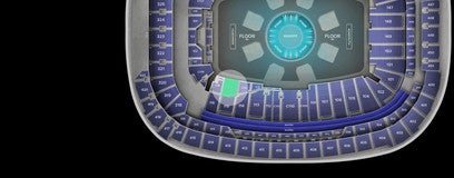 Seat view from Club