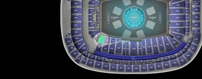 Seat view from Club