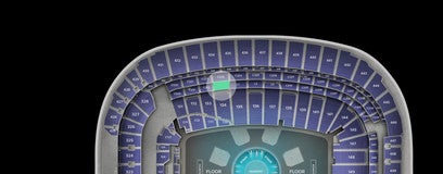 Seat view from Club