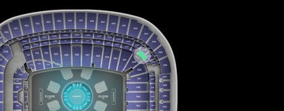 Seat view from Club