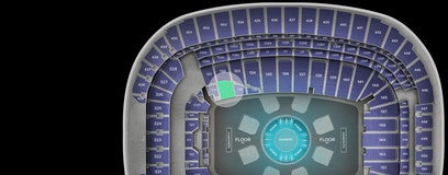 Seat view from Club