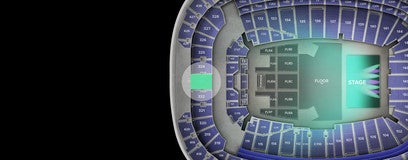 Seat view from Middle Endzone