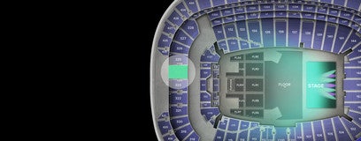 Seat view from Middle Endzone